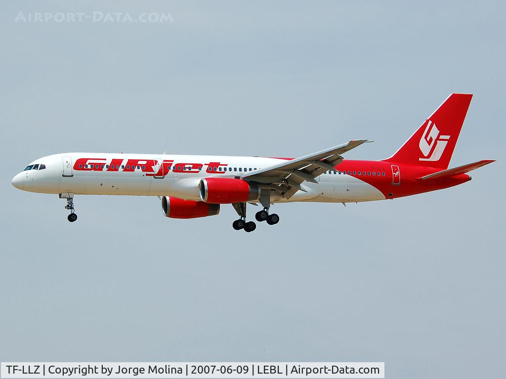 TF-LLZ, 1987 Boeing 757-225 C/N 22691, Girjet, current operator.