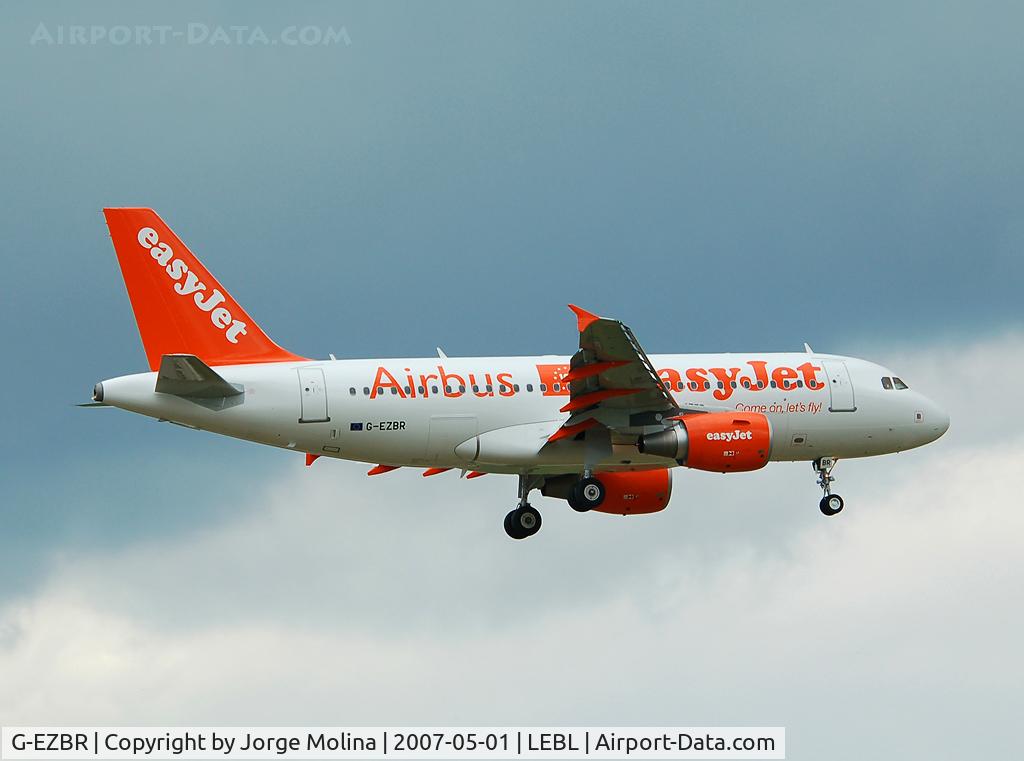 G-EZBR, 2007 Airbus A319-111 C/N 3088, 100Âº Airbus 319 for Easy Jet.