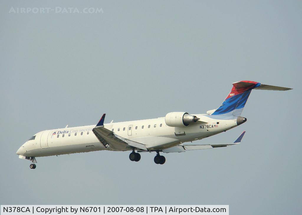 N378CA, 2003 Bombardier CRJ-701 (CL-600-2C10) Regional Jet C/N 10097, 36L
