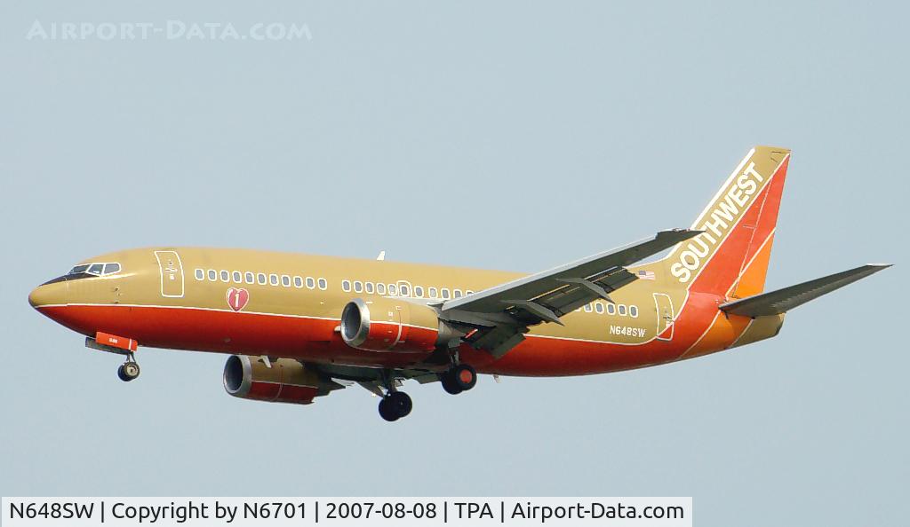 N648SW, 1997 Boeing 737-3H4 C/N 27718, 36l