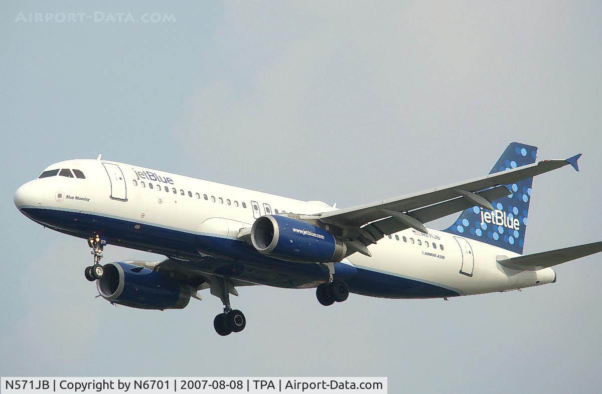 N571JB, 2003 Airbus A320-232 C/N 2125, 