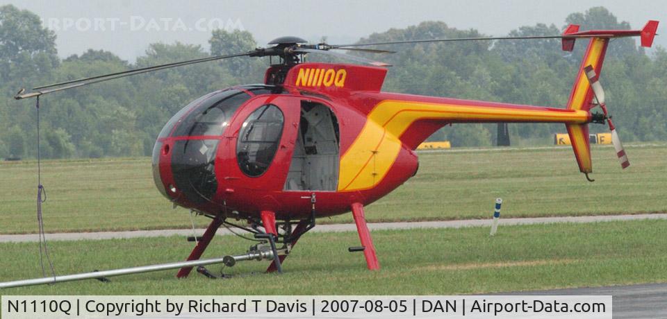 N1110Q, 1981 Hughes 369D C/N 611011D, 1981 Hughes 369D in Danville Va.