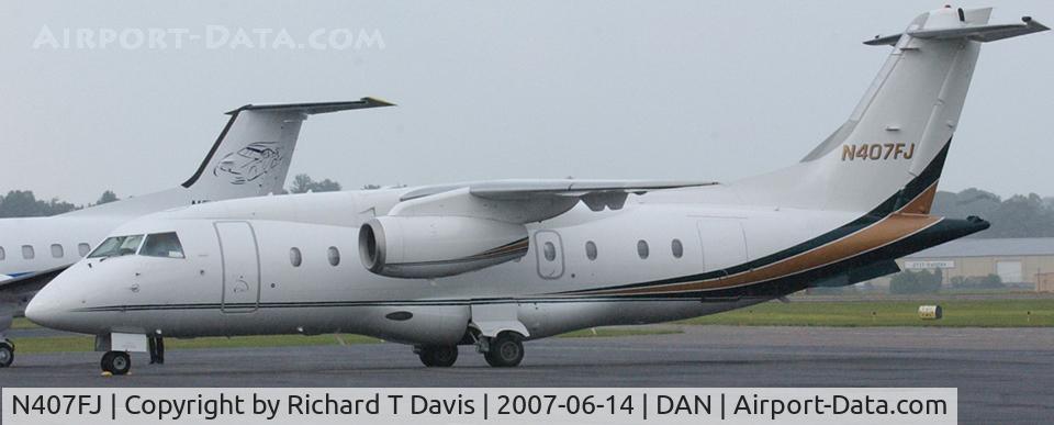 N407FJ, 2000 Fairchild Dornier 328-300 328JET C/N 3157, 2000 Dornier 328-300 in Danville Va.