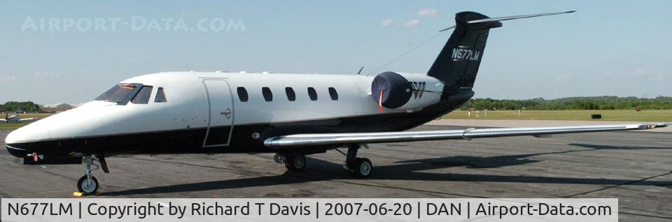 N677LM, 1983 Canadair Challenger 600 (CL-600-1A11) C/N 1080, 1985 Cessna 650 in Danville Va.