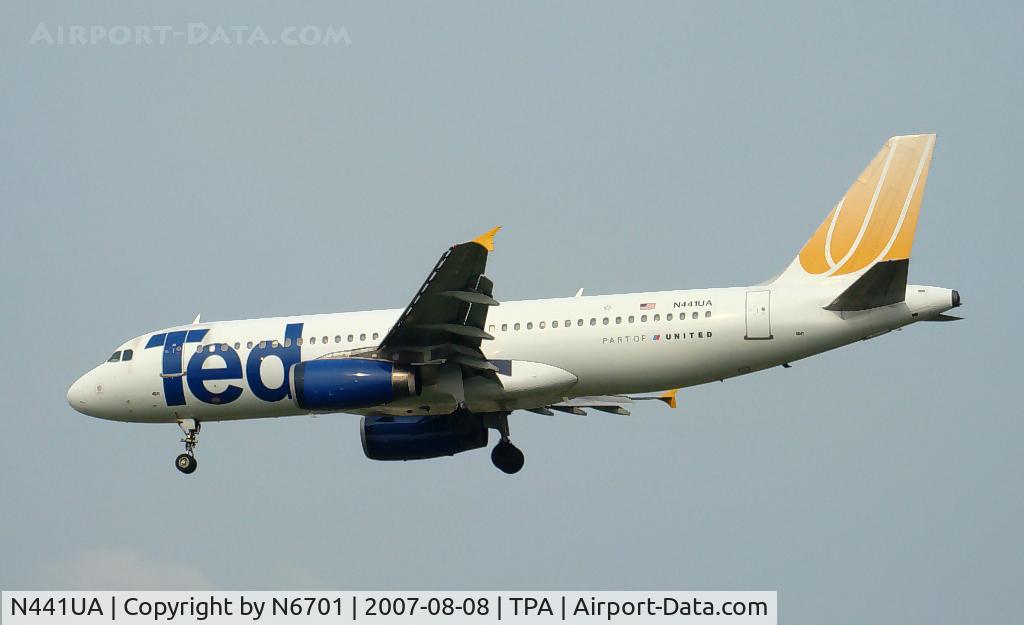 N441UA, 1997 Airbus A320-232 C/N 751, 36L