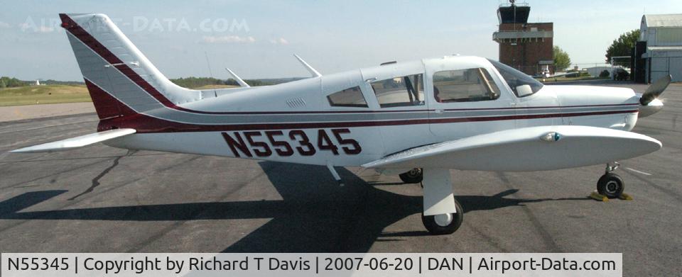 N55345, 1973 Piper PA-28R-200 C/N 28R-7335220, 1973 Piper PA-28R-200 in Danville Va.