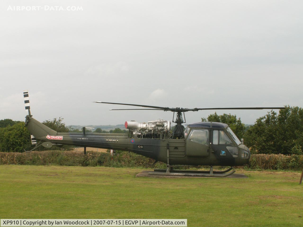 XP910, Westland Scout AH.1 C/N F9511, Scout AH.1/Museum of Army Flying/Preserved-Middle Wallop