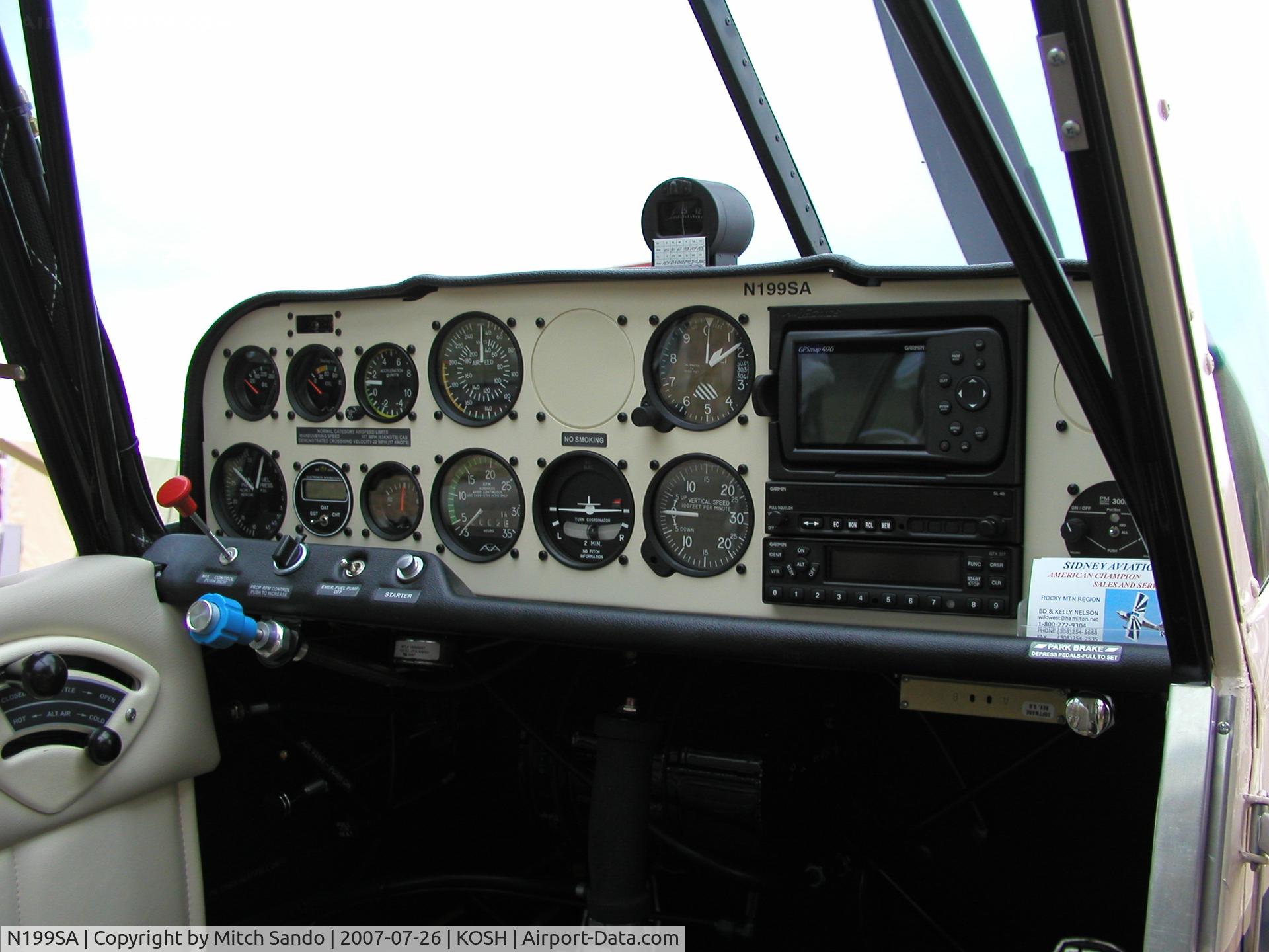 N199SA, 2007 American Champion 8KCAB Super Decathlon C/N 1046-2007, EAA AirVenture 2007.