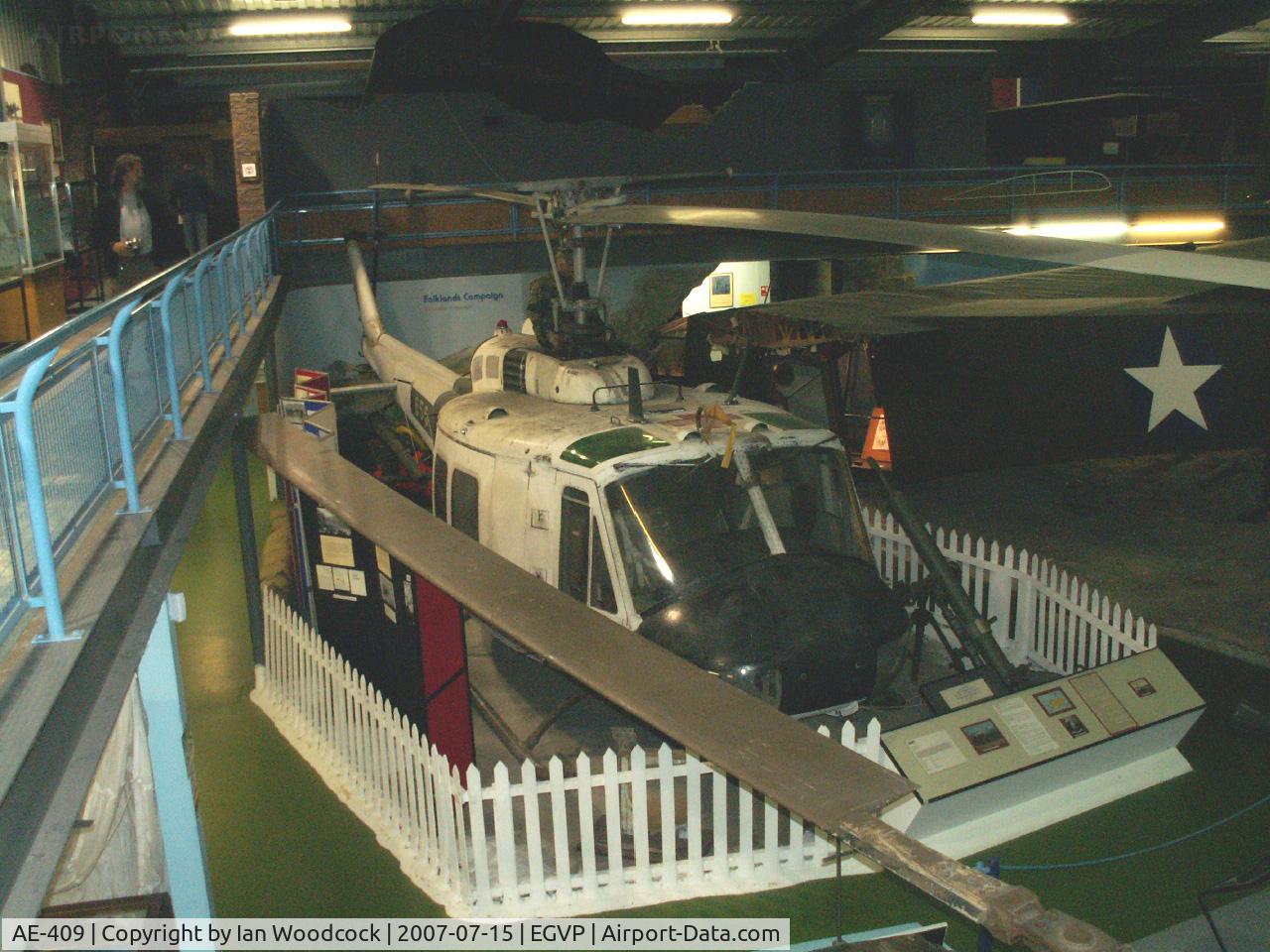 AE-409, 1972 Bell UH-1H Iroquois C/N 13205, Bell UH-1H/Museum of Army Flying-Middle Wallop/Preserved
