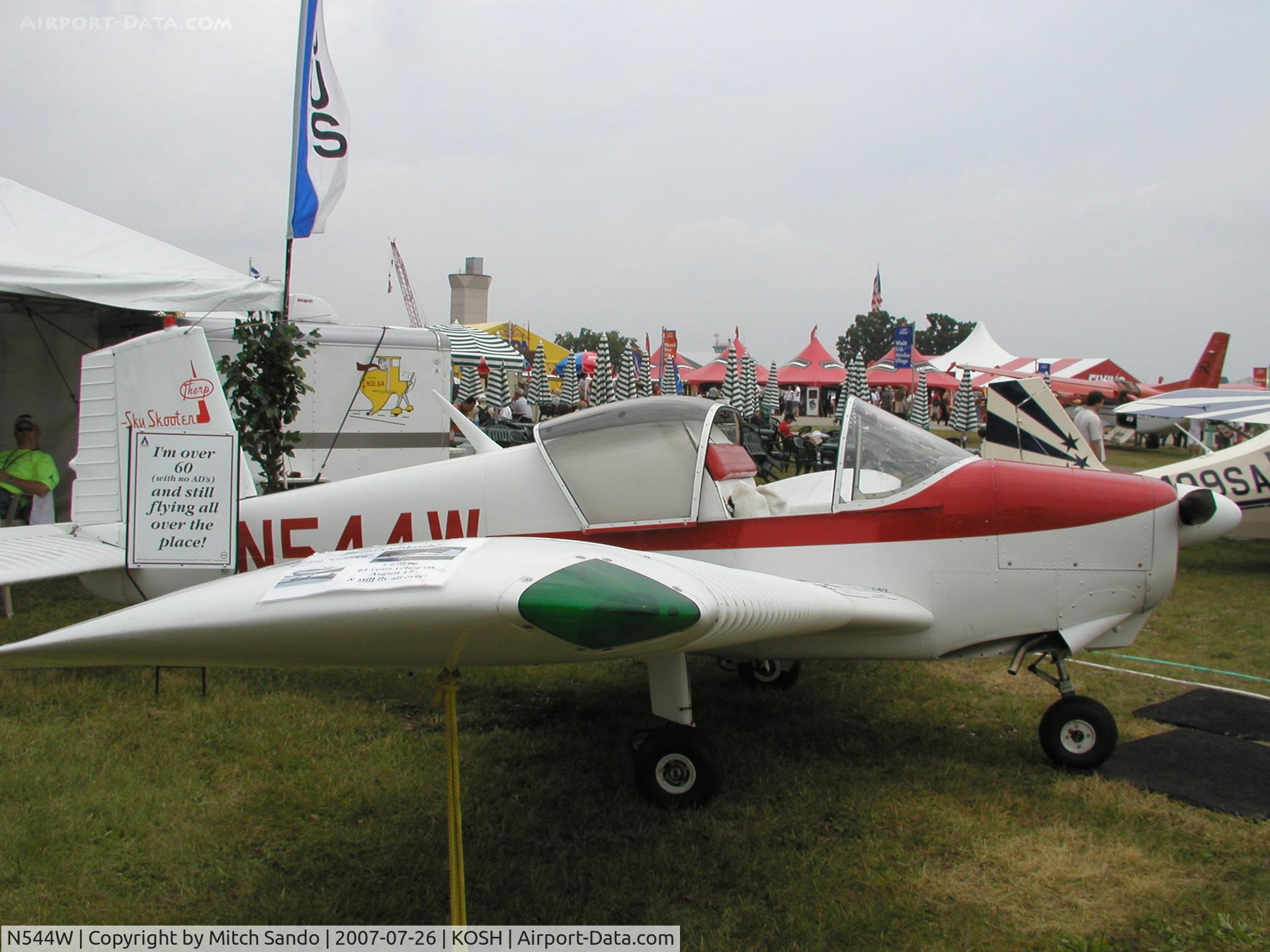 N544W, 1946 Thorp T-211 Sky Skooter C/N 1, EAA AirVenture 2007.