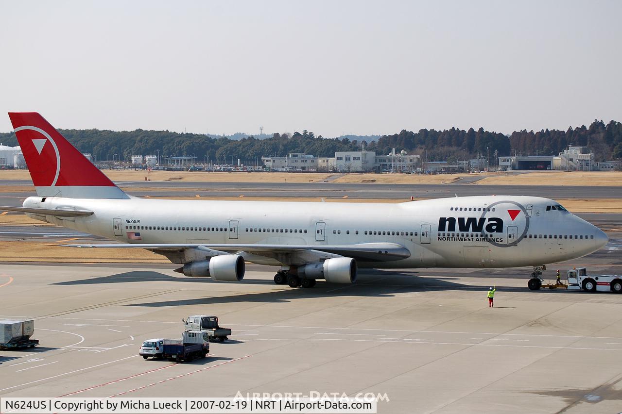 N624US, 1979 Boeing 747-251B C/N 21706, Push-back