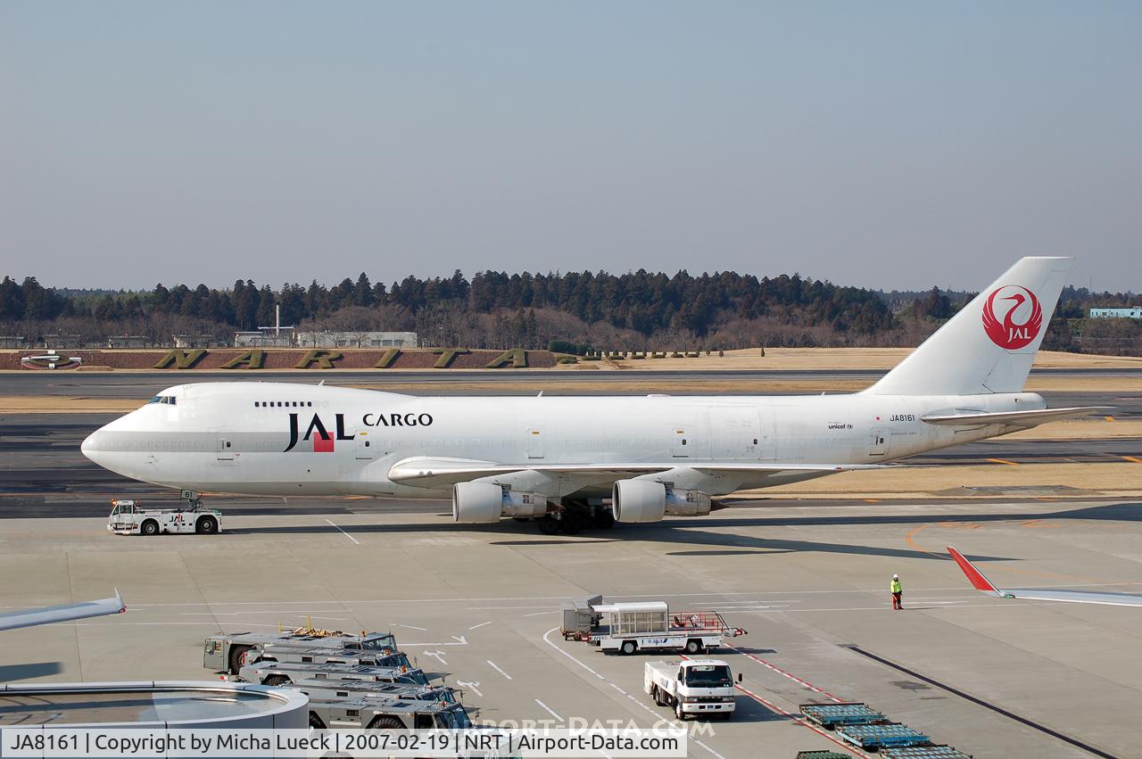 JA8161, 1983 Boeing 747-246B(SF) C/N 22990, At Narita