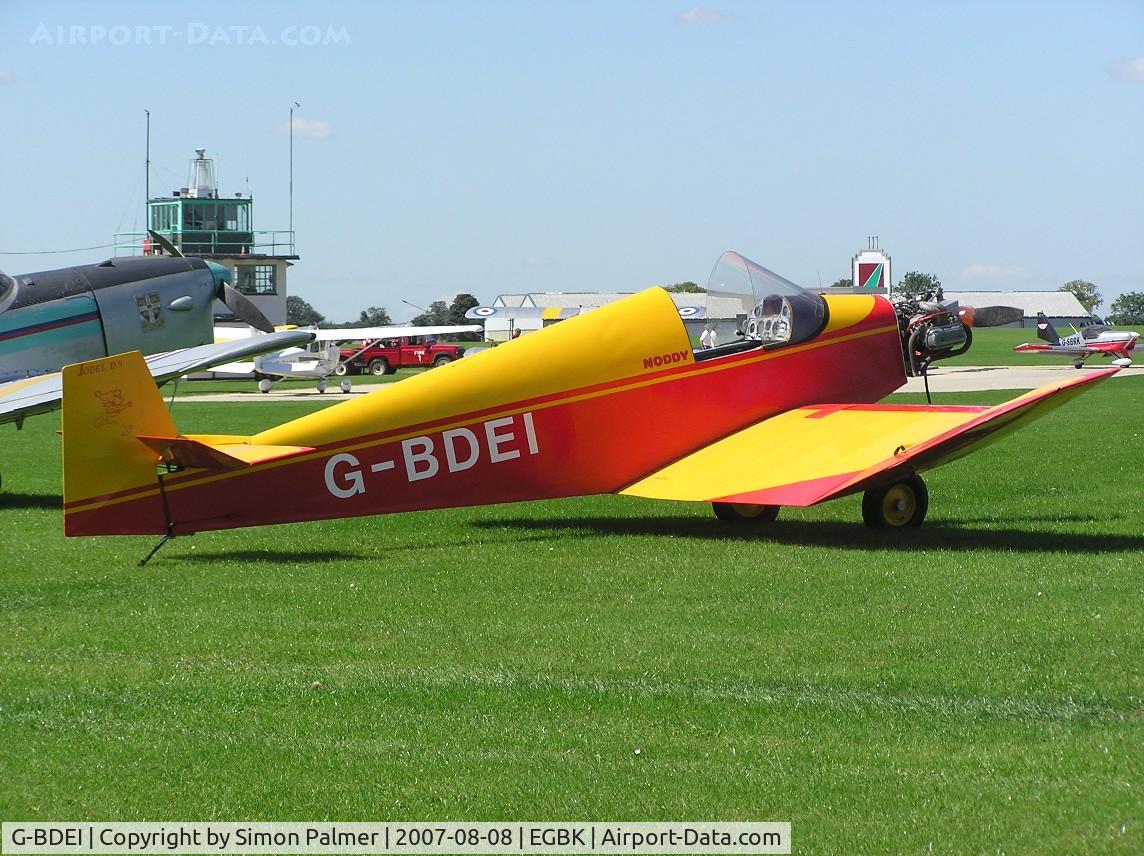 G-BDEI, 1977 Jodel D-9 Bebe C/N PFA 936, Jodel D9 