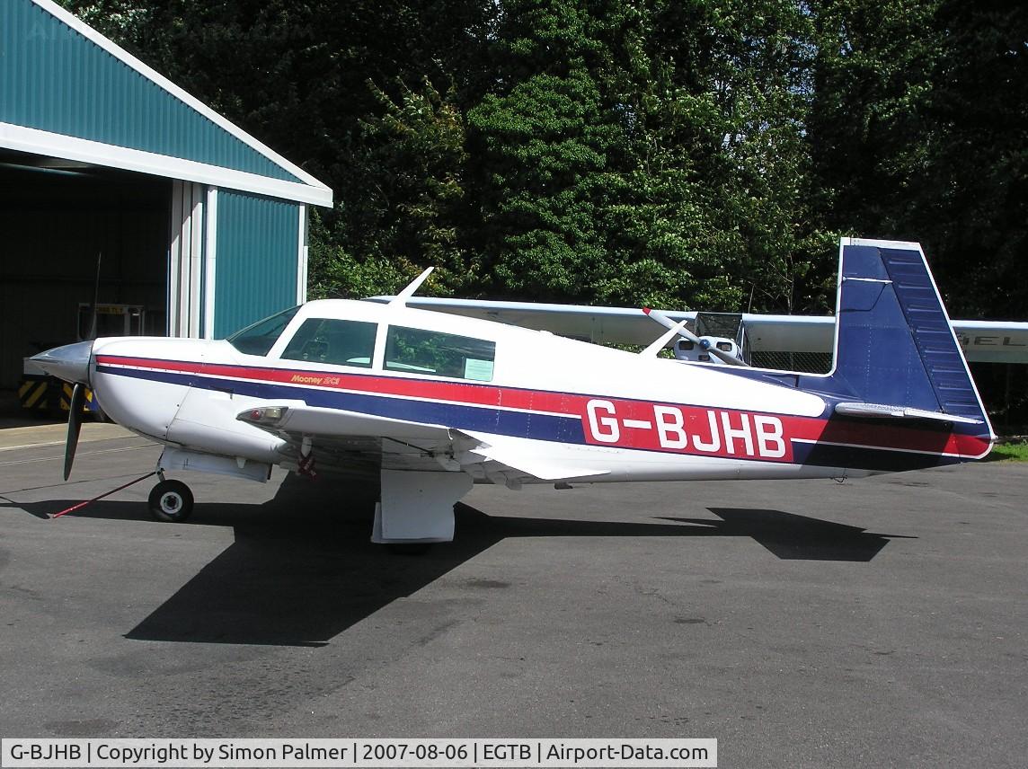 G-BJHB, 1981 Mooney M20J 201, c/n 24-1190, Mooney M20 at Booker