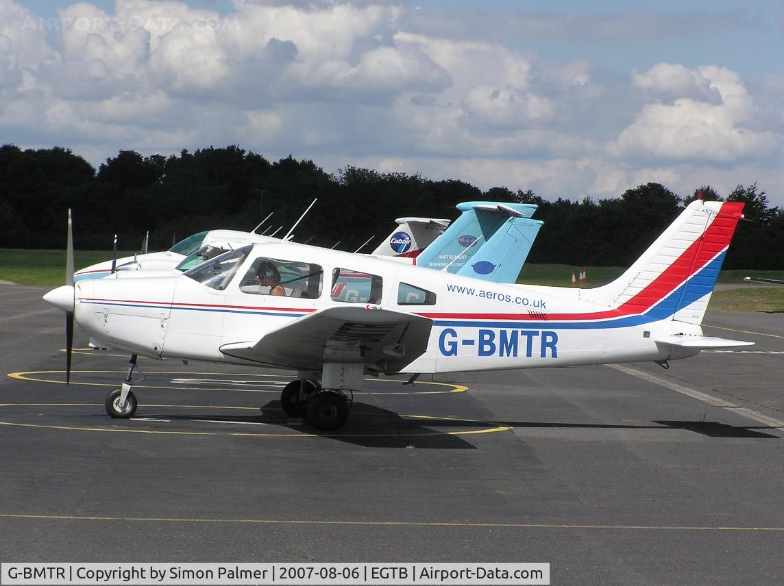 G-BMTR, 1981 Piper PA-28-161 Cherokee Warrior II C/N 28-8116119, PA-28 in the sunshine at Booker