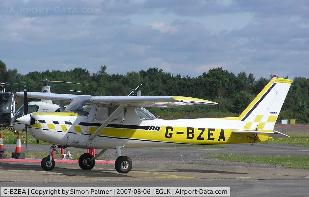 G-BZEA, 1979 Cessna A152 Aerobat C/N A152-0824, Cessna in bright and breezy colours at Blackbushe