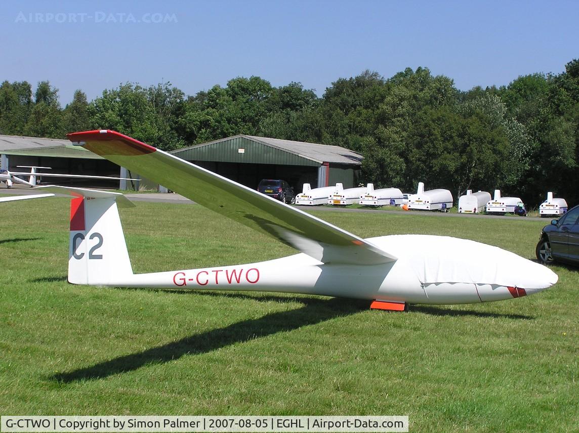 G-CTWO, 1972 Schempp-Hirth Standard Cirrus C/N 256, Standard Cirrus taking part in competition at Lasham