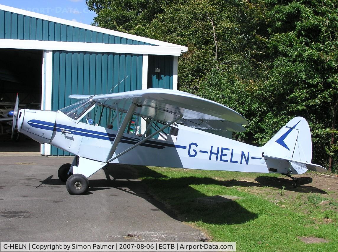 G-HELN, 1958 Piper L-21B Super Cub (PA-18-135) C/N 18-3400, Super Cub at Booker
