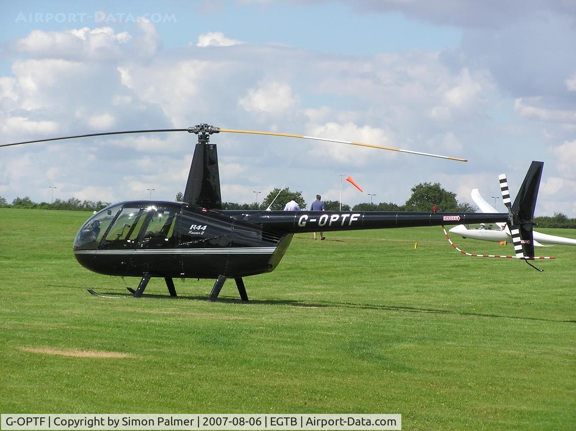 G-OPTF, 2003 Robinson R44 Raven II C/N 10235, R44 at Booker