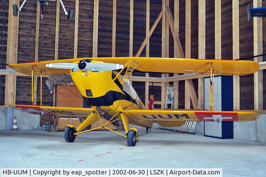 HB-UUM, 1938 Doflug Bu-131B Jungmann C/N 31, stored in hangar