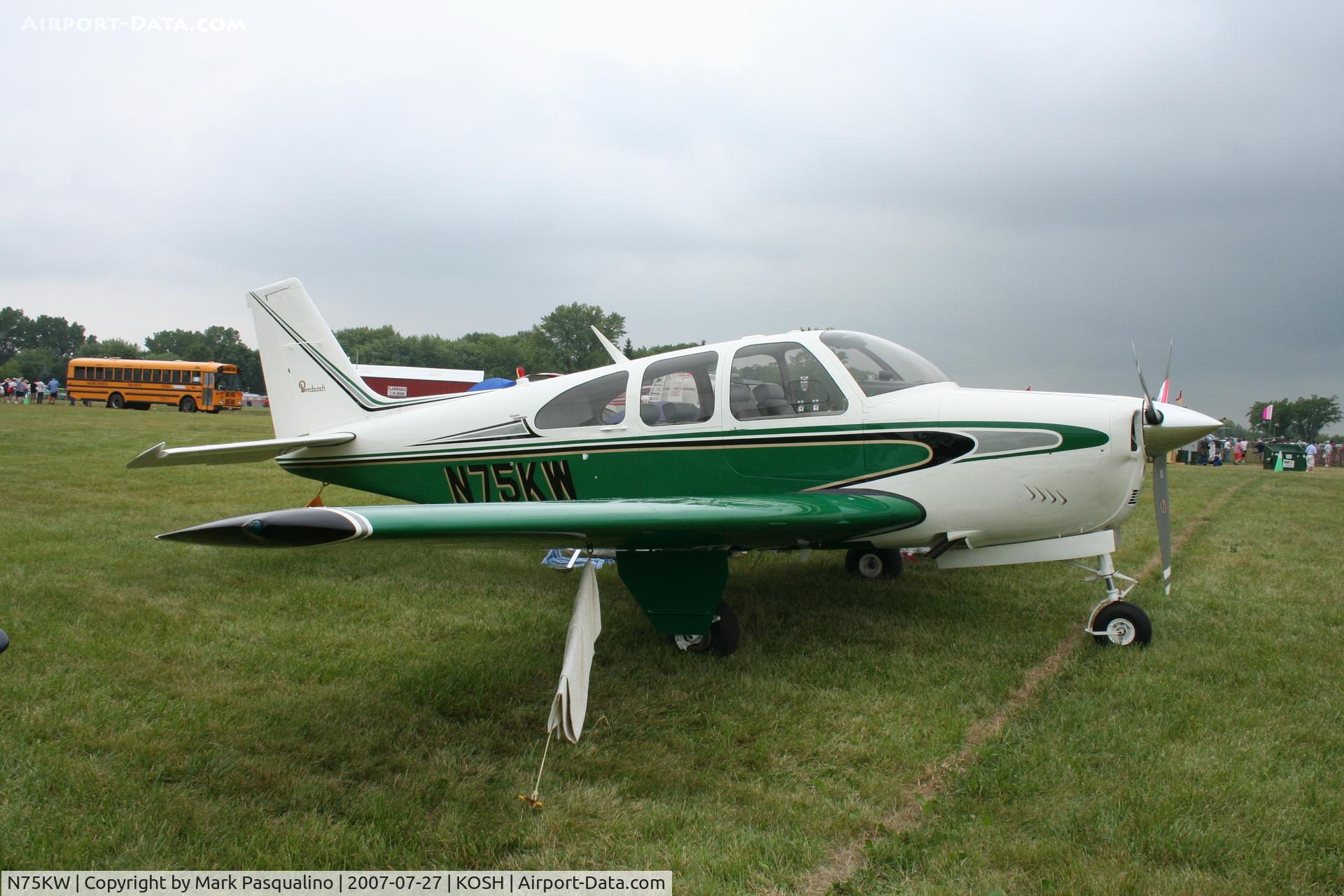N75KW, 1966 Beech 35-C33 Debonair C/N CD-1033, Beech C33