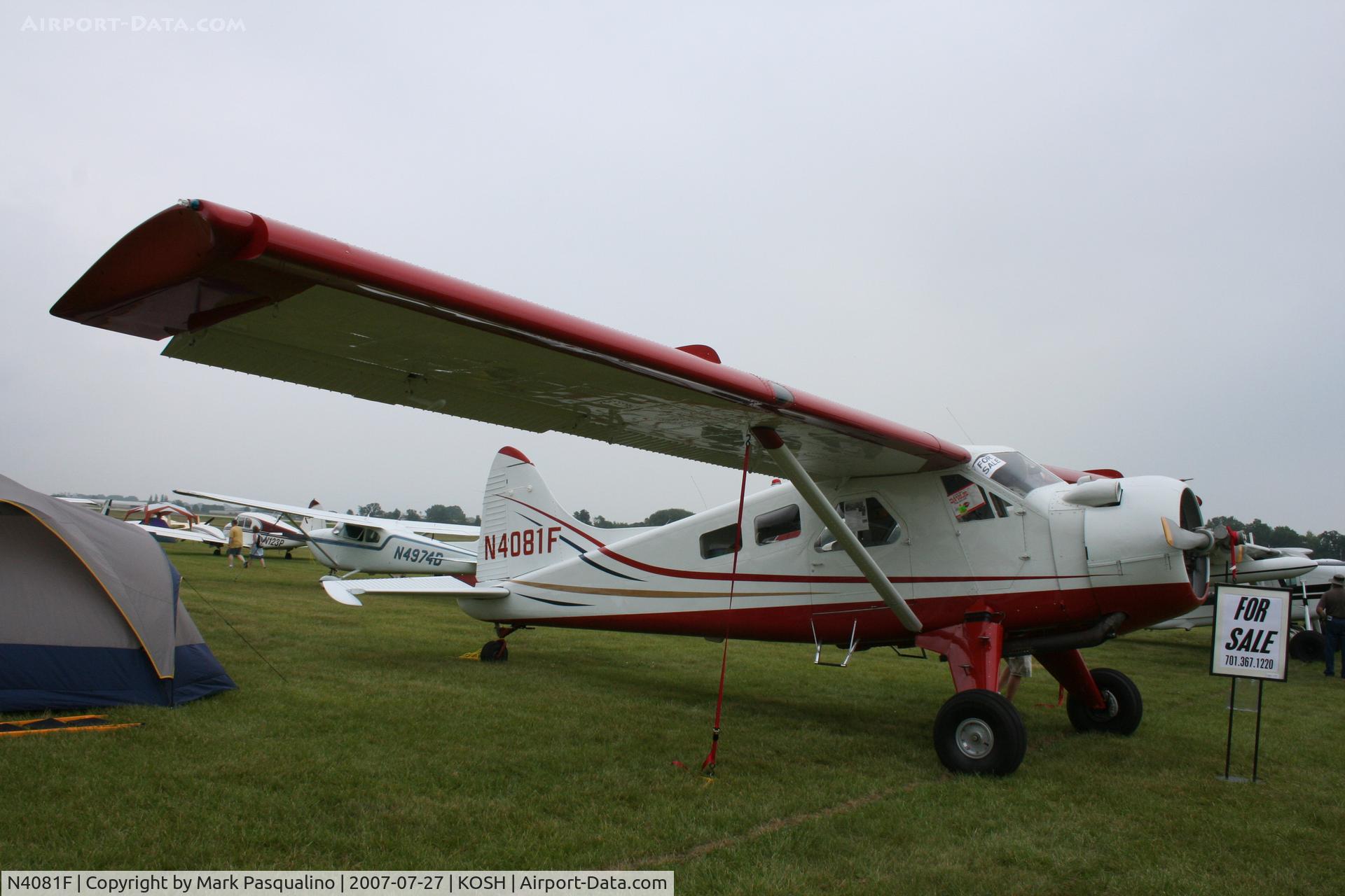 N4081F, De Havilland Canada DHC-2 C/N 491, DHC-2