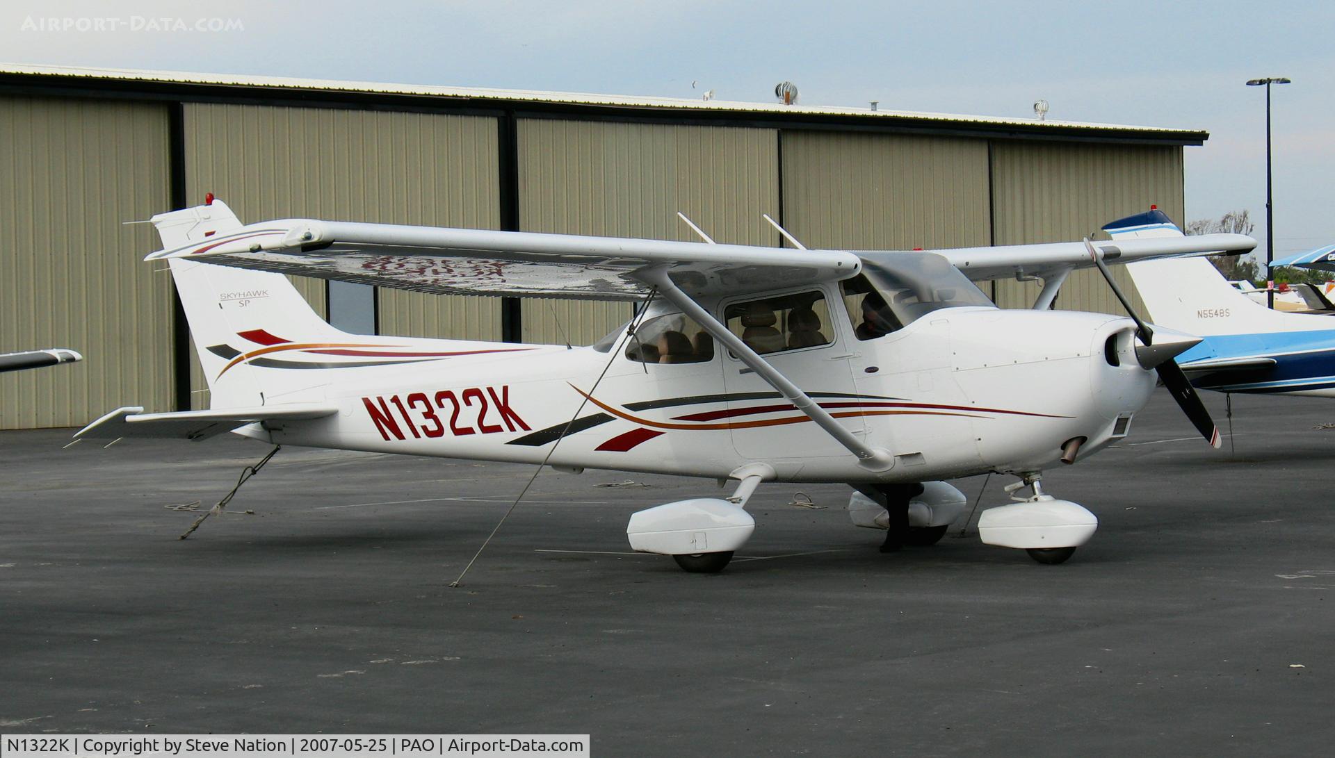 N1322K, 2006 Cessna 172S C/N 172S10345, 2006 Cessna 172S @ Palo Alto, CA