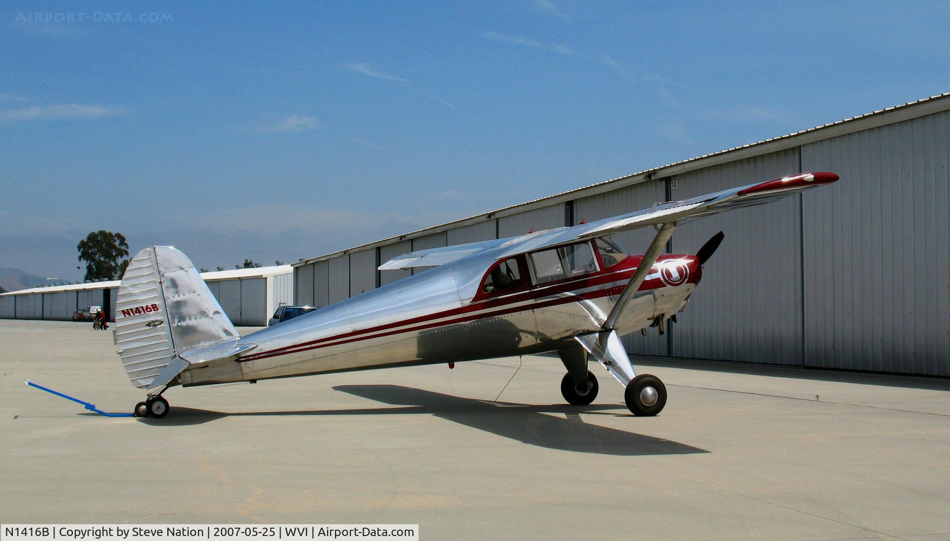 N1416B, 1948 Luscombe 8E Silvaire C/N 6042, Locally-based 1948 Luscombe 8E @ Watsonville, CA airshow