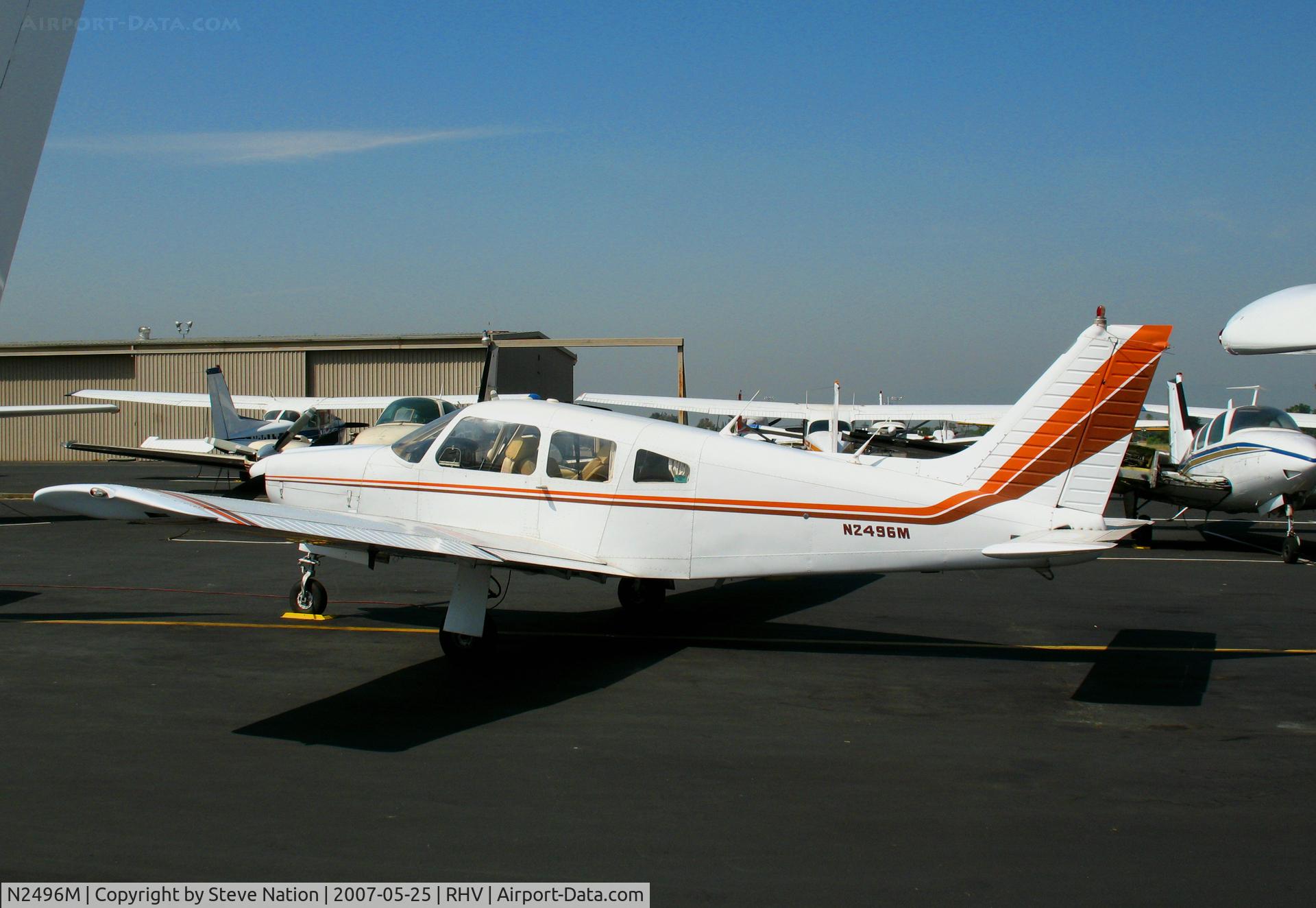 N2496M, 1977 Piper PA-28R-201 Cherokee Arrow III C/N 28R-7837091, 1977 Piper PA-28R-201 @ Reid-Hillview Airport, CA