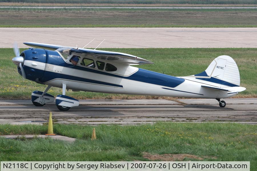 N2118C, 1953 Cessna 195B Businessliner C/N 16103, EAA AirVenture 2007