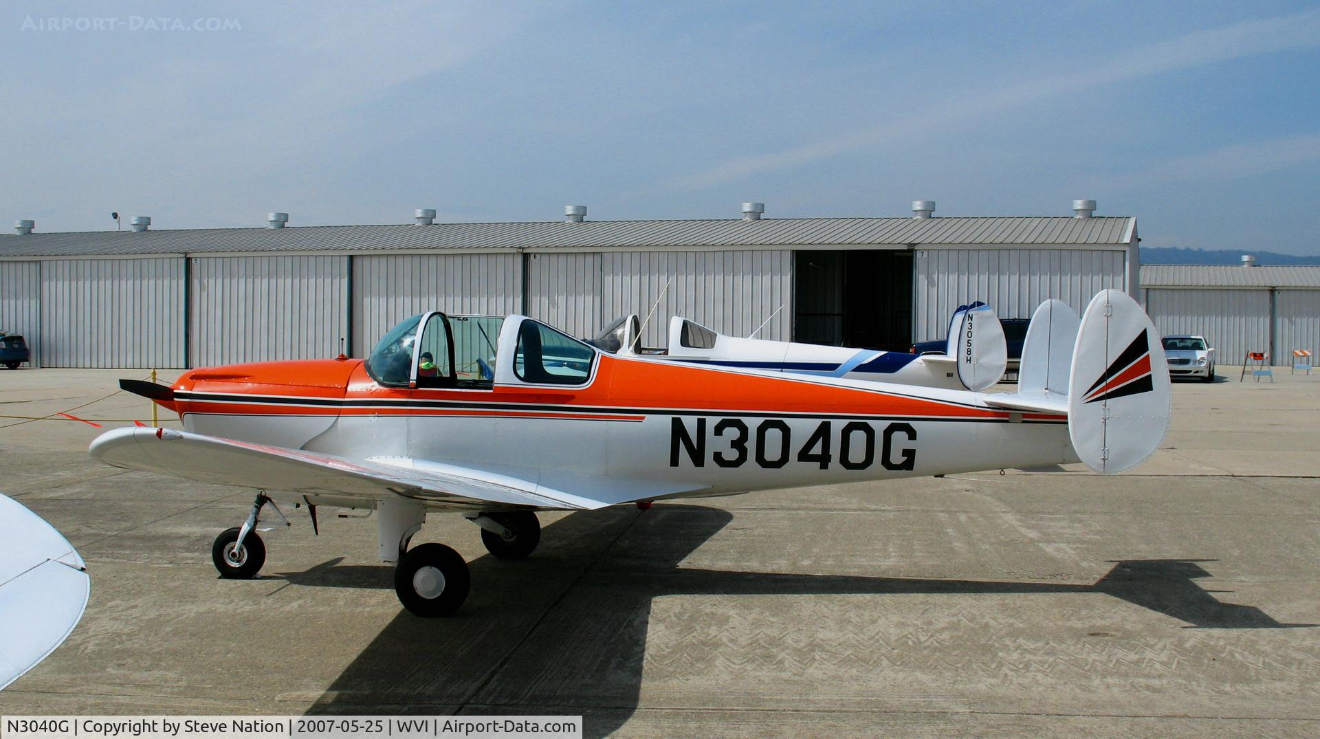 N3040G, 1961 Forney F-1A Aircoupe C/N 5740, 1961 Aircoupe F-1A @ Watsonville, CA airshow
