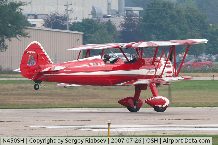 N450SH, 1943 Boeing B75N1 C/N 75-8004, EAA AirVenture 2007