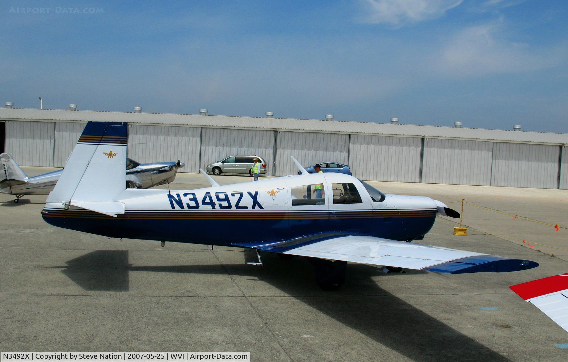 N3492X, 1966 Mooney M20C Ranger C/N 3426, 1966 Mooney M20C @ Watsonville, CA airshow