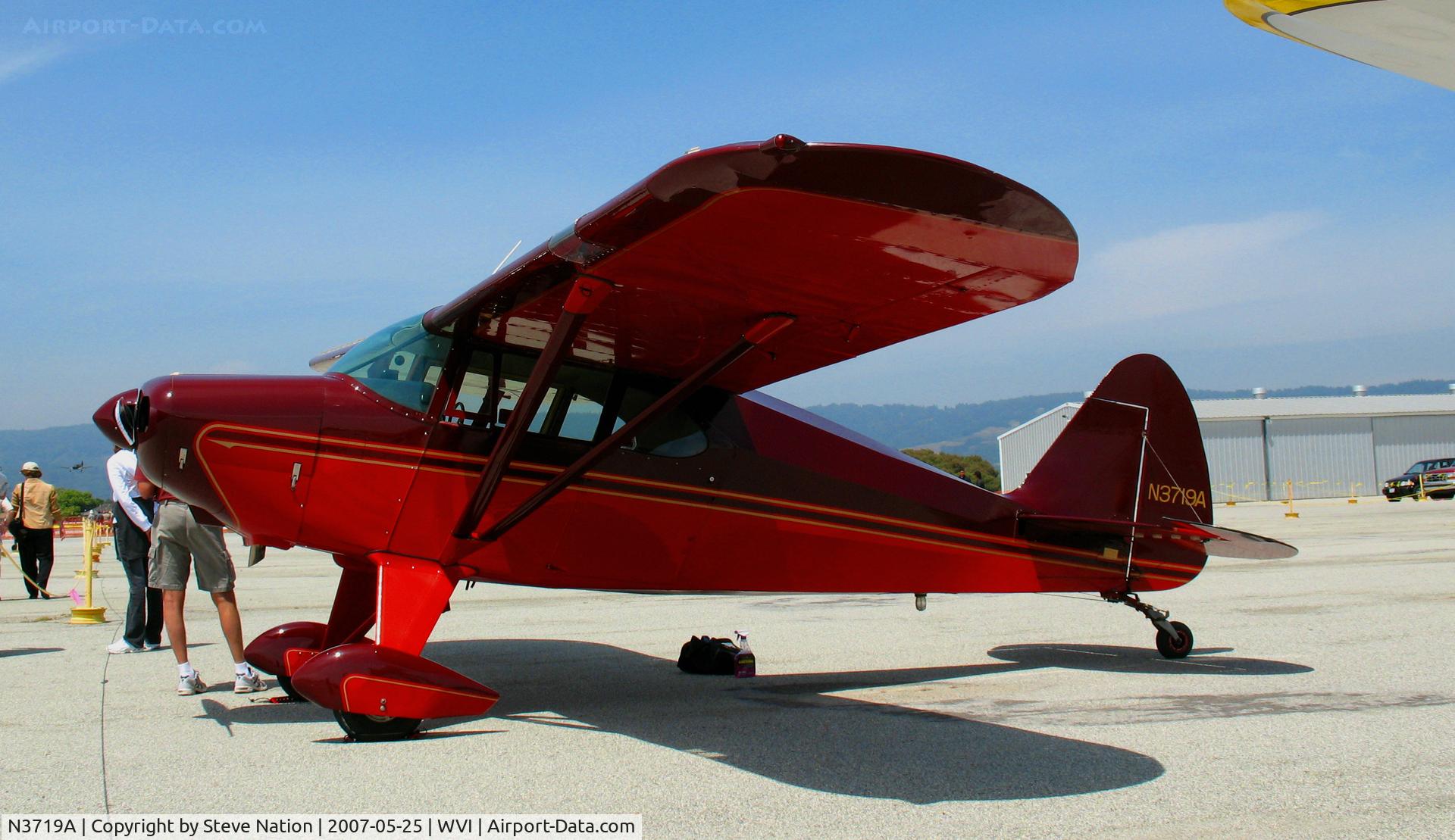 N3719A, 1954 Piper PA-22 C/N 22-1959, 1954 Piper PA-22 from Riverside, CA @ Watsonville, CA airshow