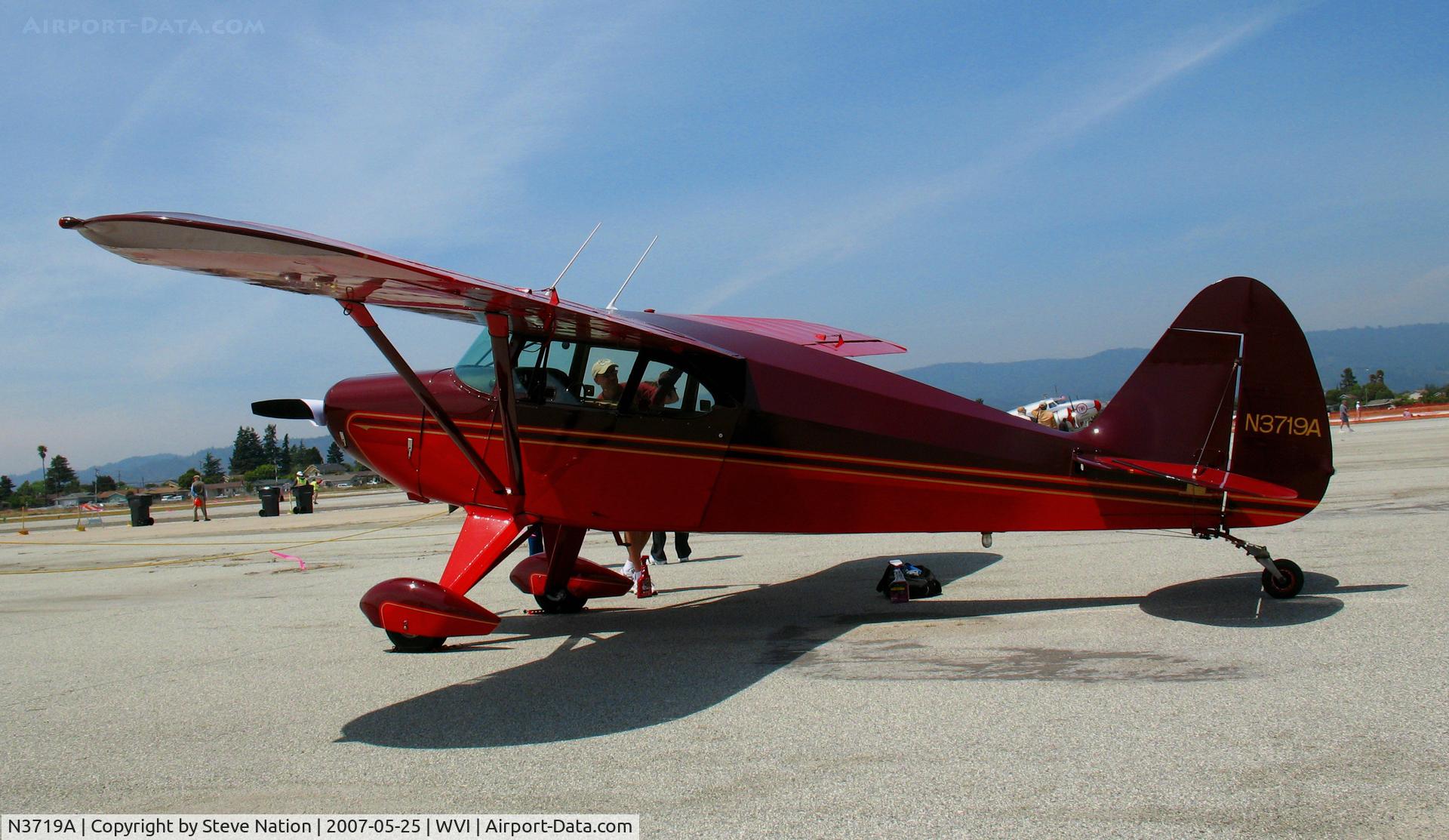 N3719A, 1954 Piper PA-22 C/N 22-1959, 1954 Piper PA-22 from Riverside, CA @ Watsonville, CA airshow