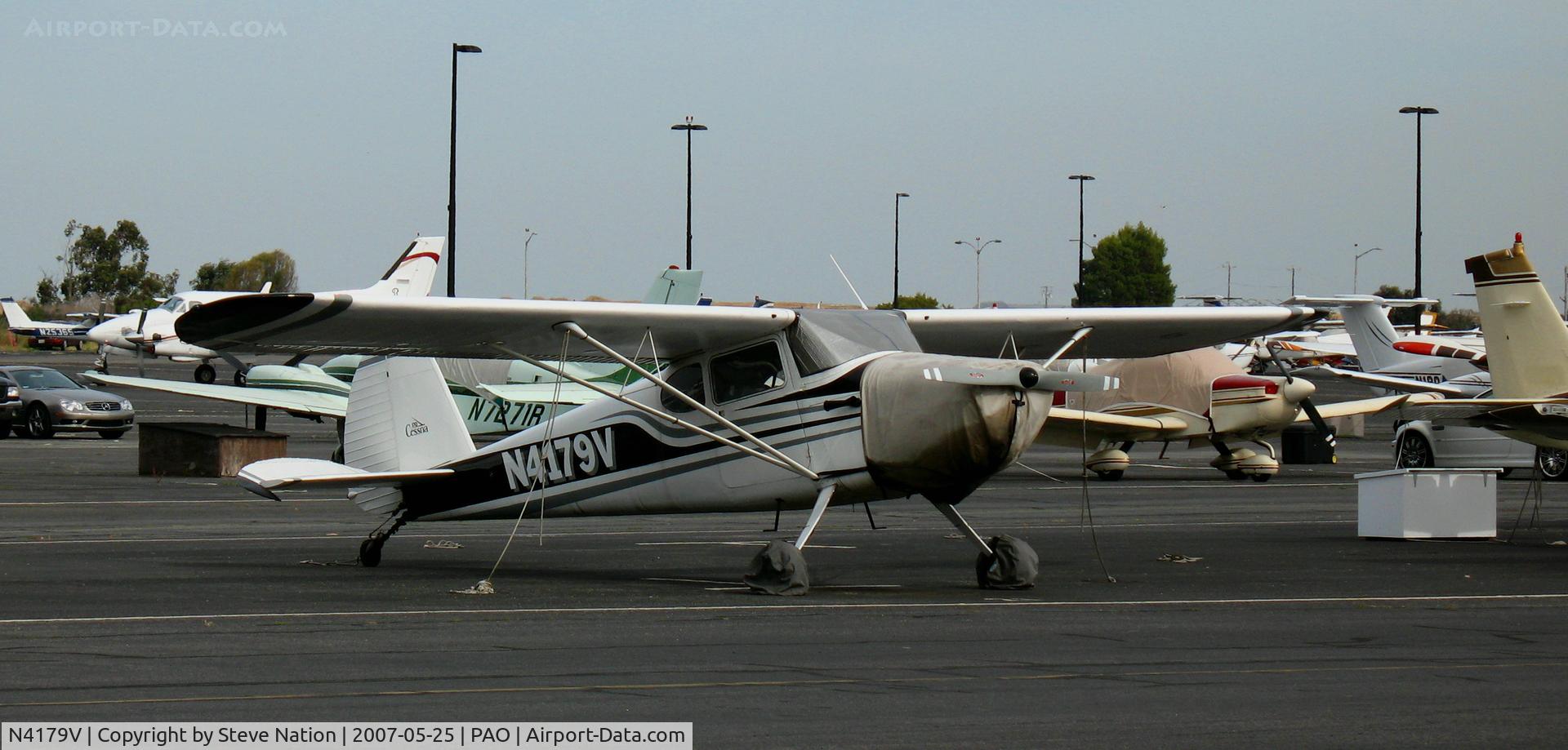 N4179V, 1948 Cessna 170 C/N 18512, 1948 Cessna 170 @ Palo Alto, CA