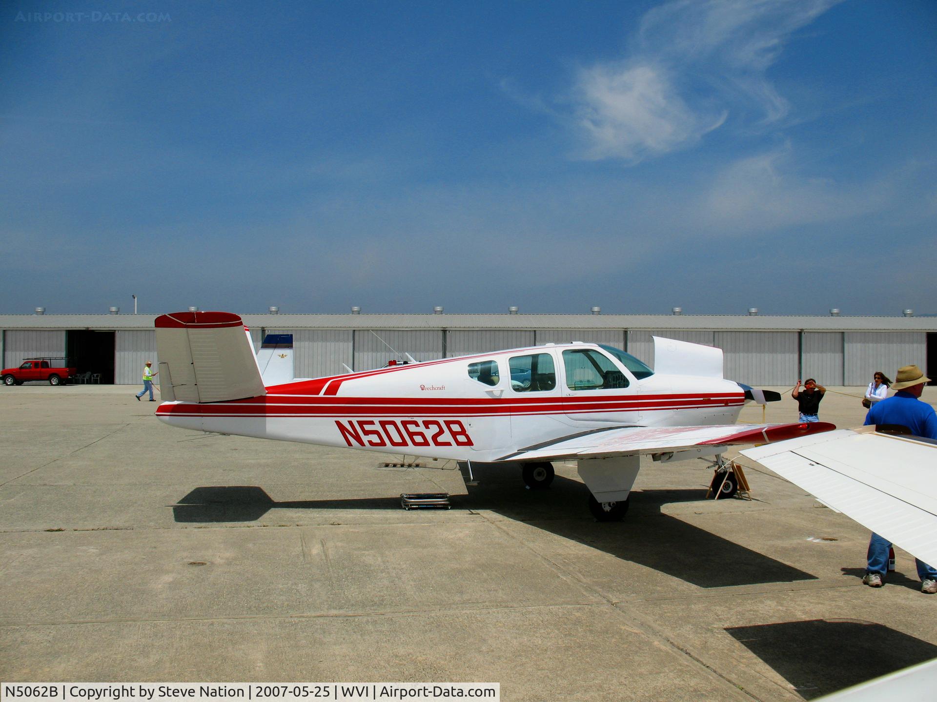 N5062B, 1955 Beech F35 Bonanza C/N D-4351, 1955 Beech F55 @ Watsonville, CA airshow