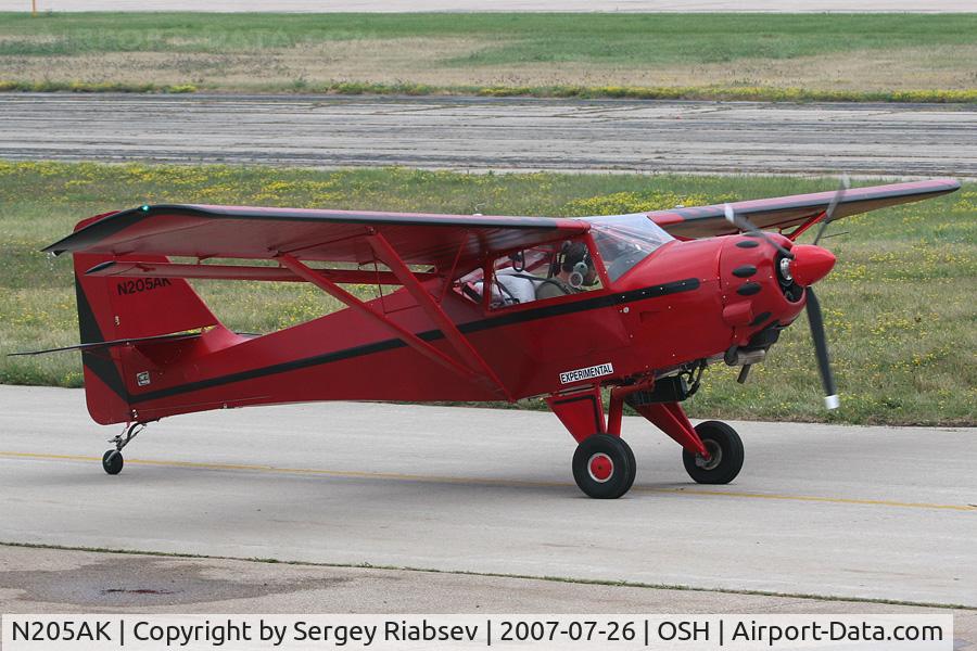 N205AK, 2006 Skystar Kitfox Model 4 C/N C9602-0144, EAA AirVenture 2007