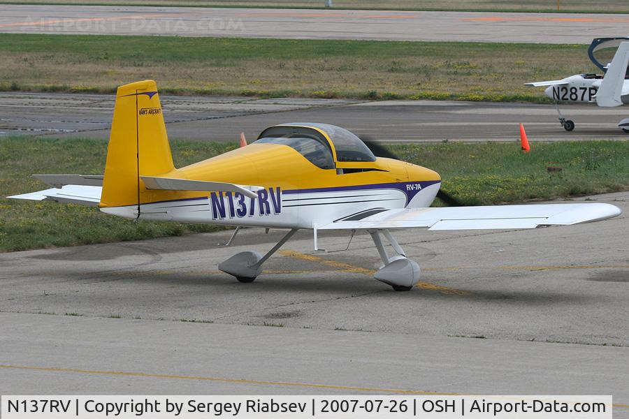 N137RV, 2001 Vans RV-7 C/N 1, EAA AirVenture 2007