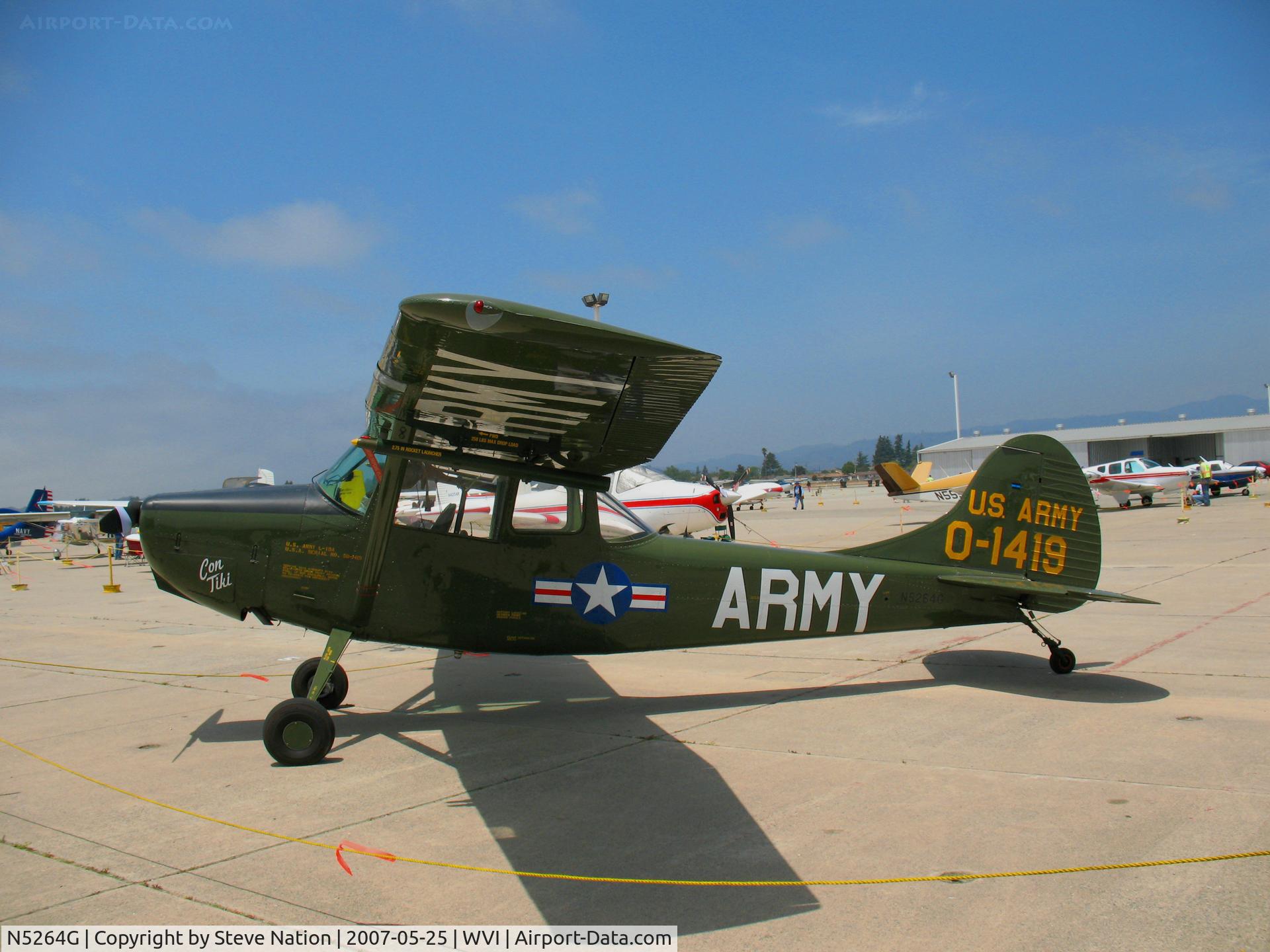 N5264G, 1950 Cessna O-1A C/N 21093, 1956 Cessna 305A as U.S. Army 0-1419 