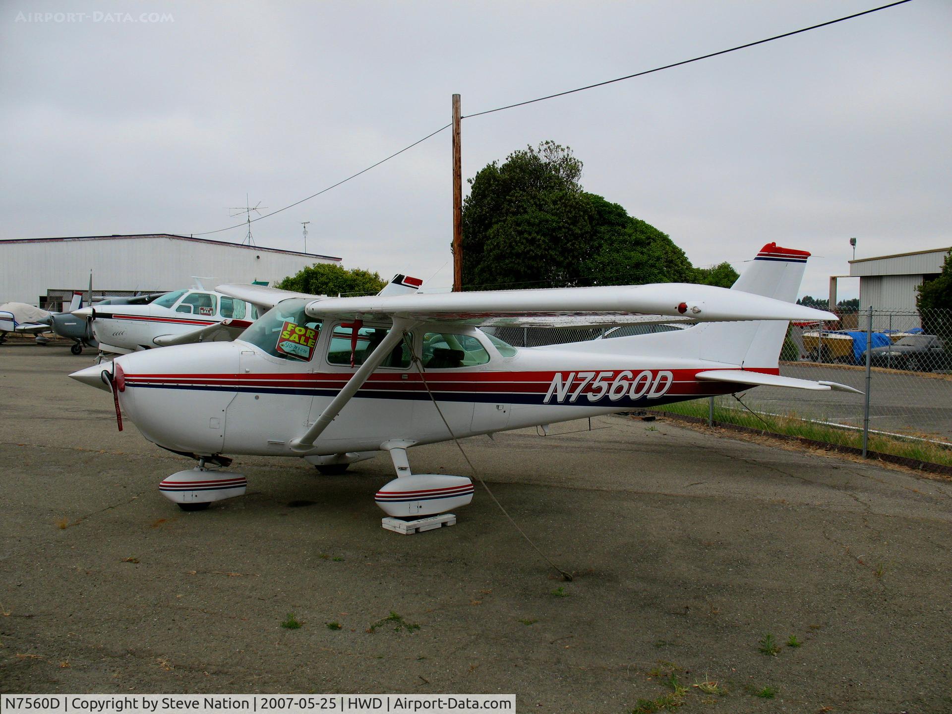 N7560D, 1979 Cessna 172N C/N 17272922, 1979 Cessna 172N @ Hayward Air Terminal, CA