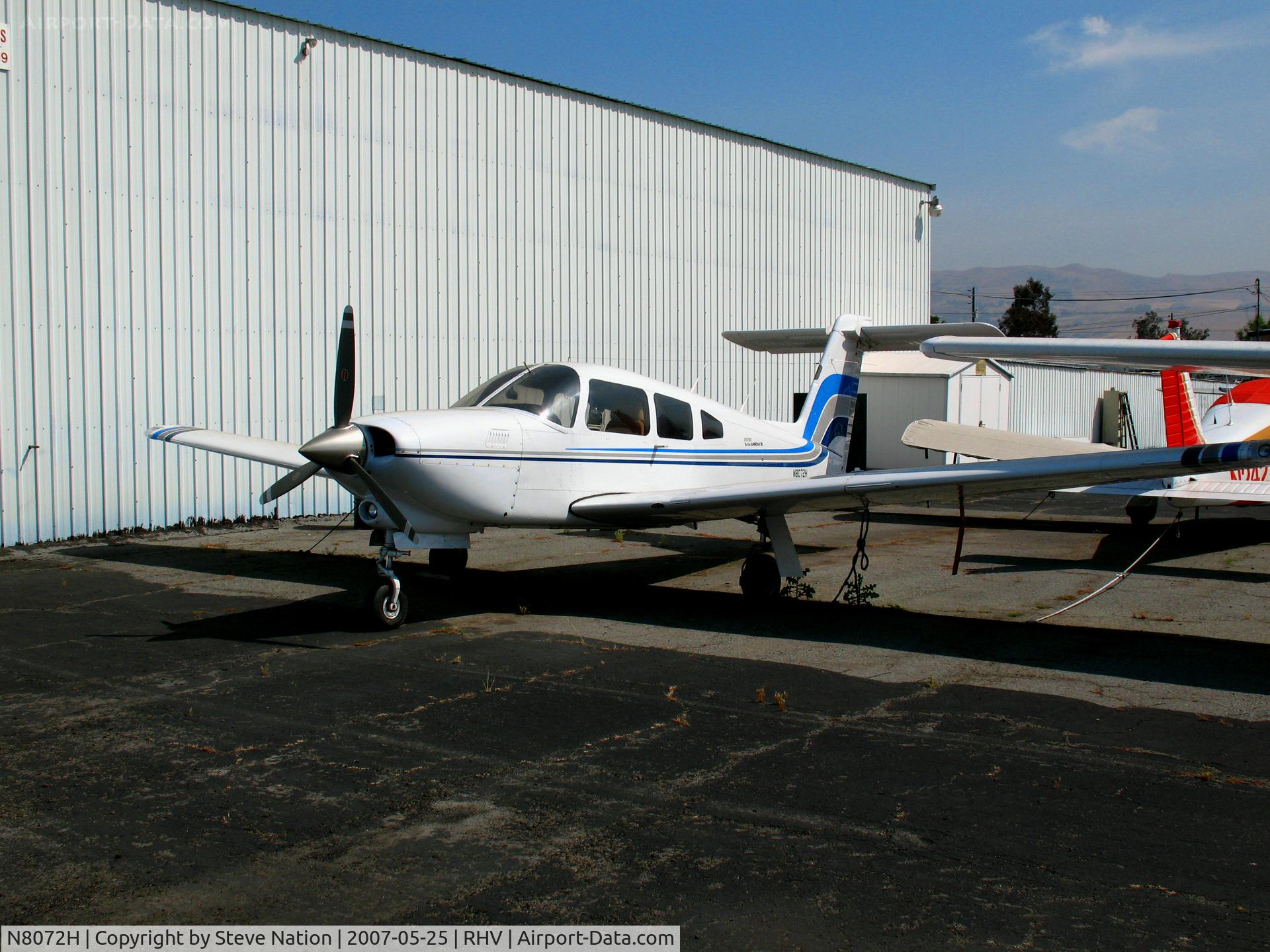 N8072H, 1979 Piper PA-28RT-201T Arrow IV C/N 28R-7931295, 1979 piper PA-28RT-201T from Williams, CA visiting @ Reid-Hillview airport, CA