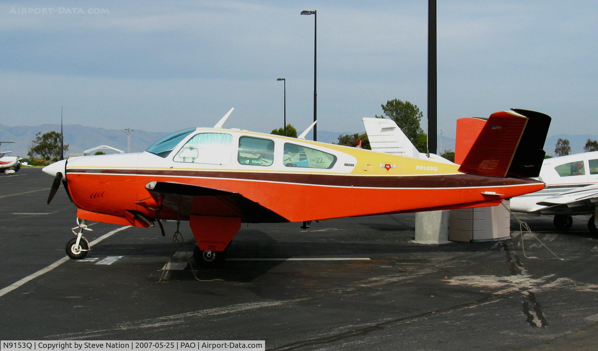 N9153Q, 1970 Beech V35B Bonanza C/N D-9239, 1970 Beech V35B Bonanza from Idaho @ Palo Alto, CA