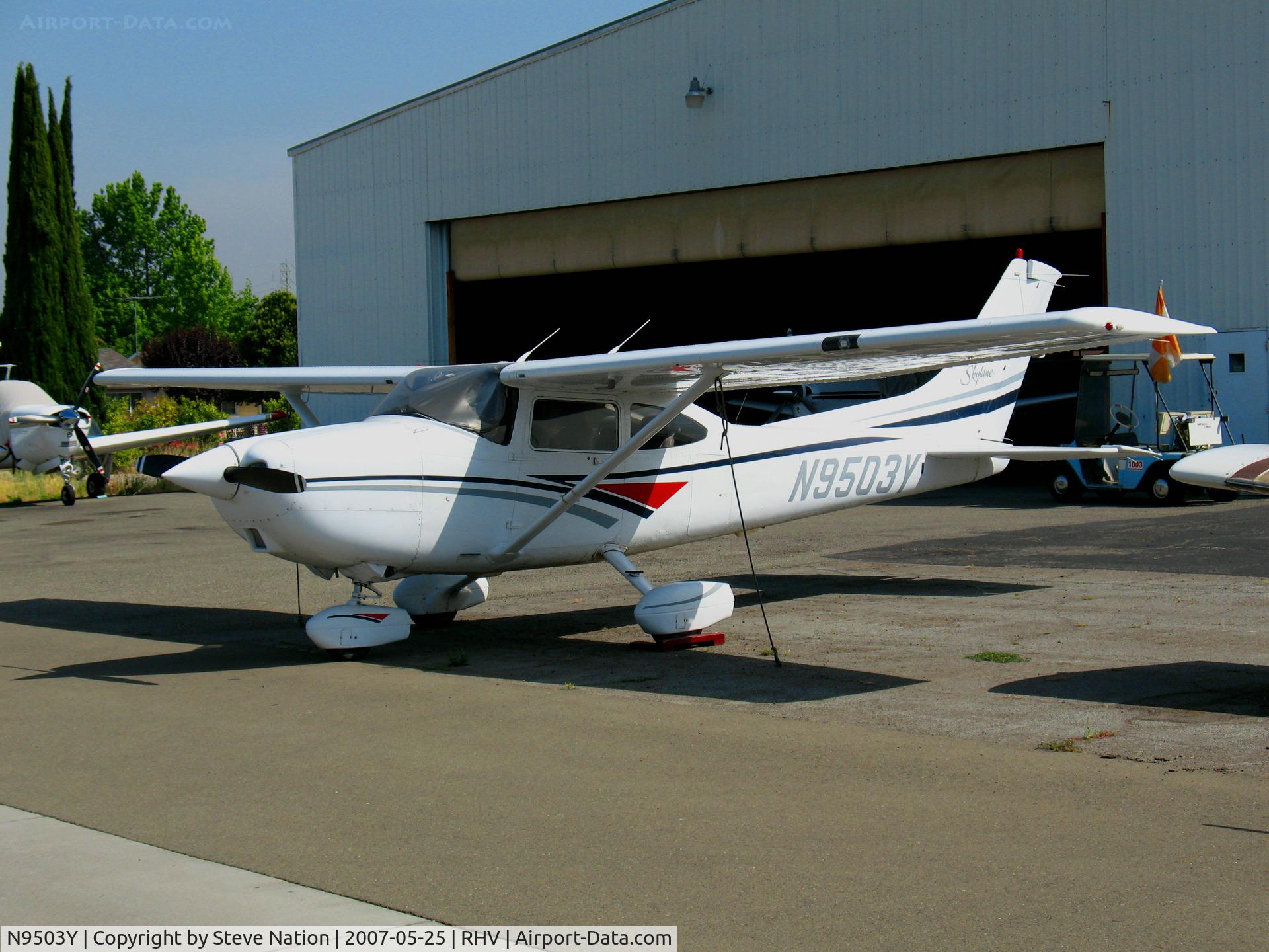 N9503Y, 1998 Cessna 182S Skylane C/N 18280215, 1998 Cessna 182S from Arbuckle, CA @ Reid-Hillview Airport, CA
