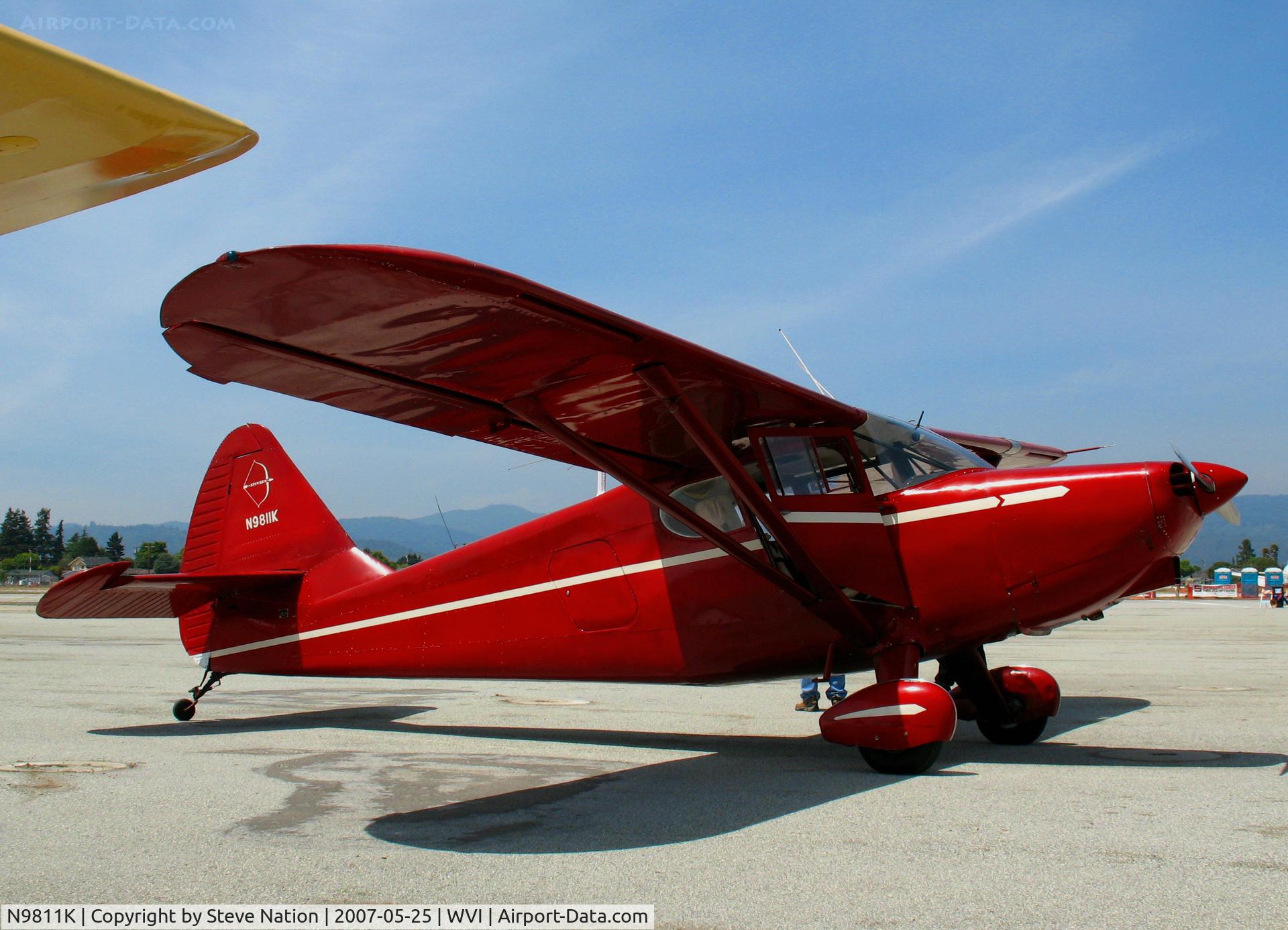 N9811K, 1947 Stinson 108-2 Voyager C/N 108-2811, 1947 Stinson 108-2 @ Watsonville, CA airshow