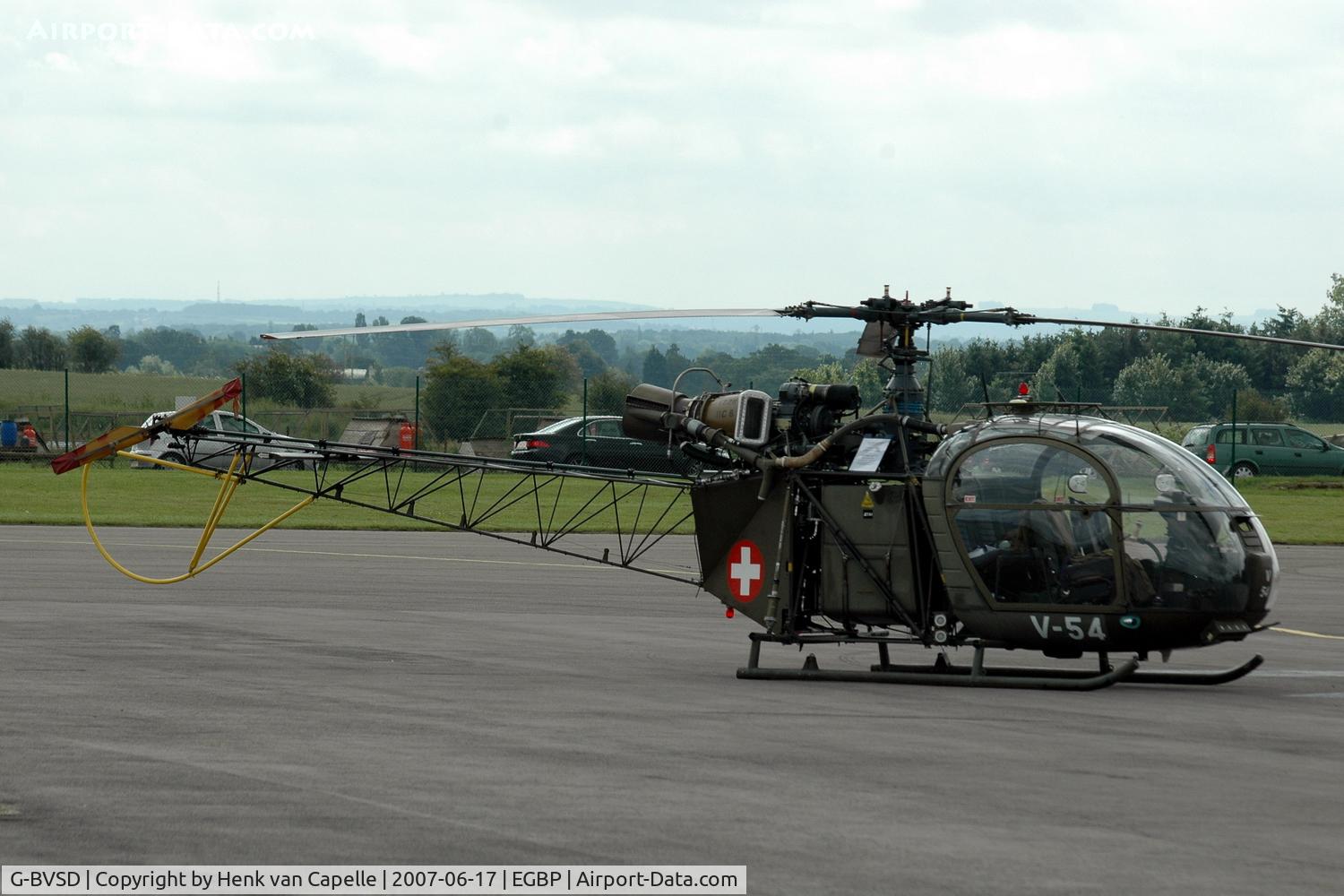 G-BVSD, 1964 Sud SE-3130 Alouette II C/N 1897, Alouette II, ex Swiss Air Force