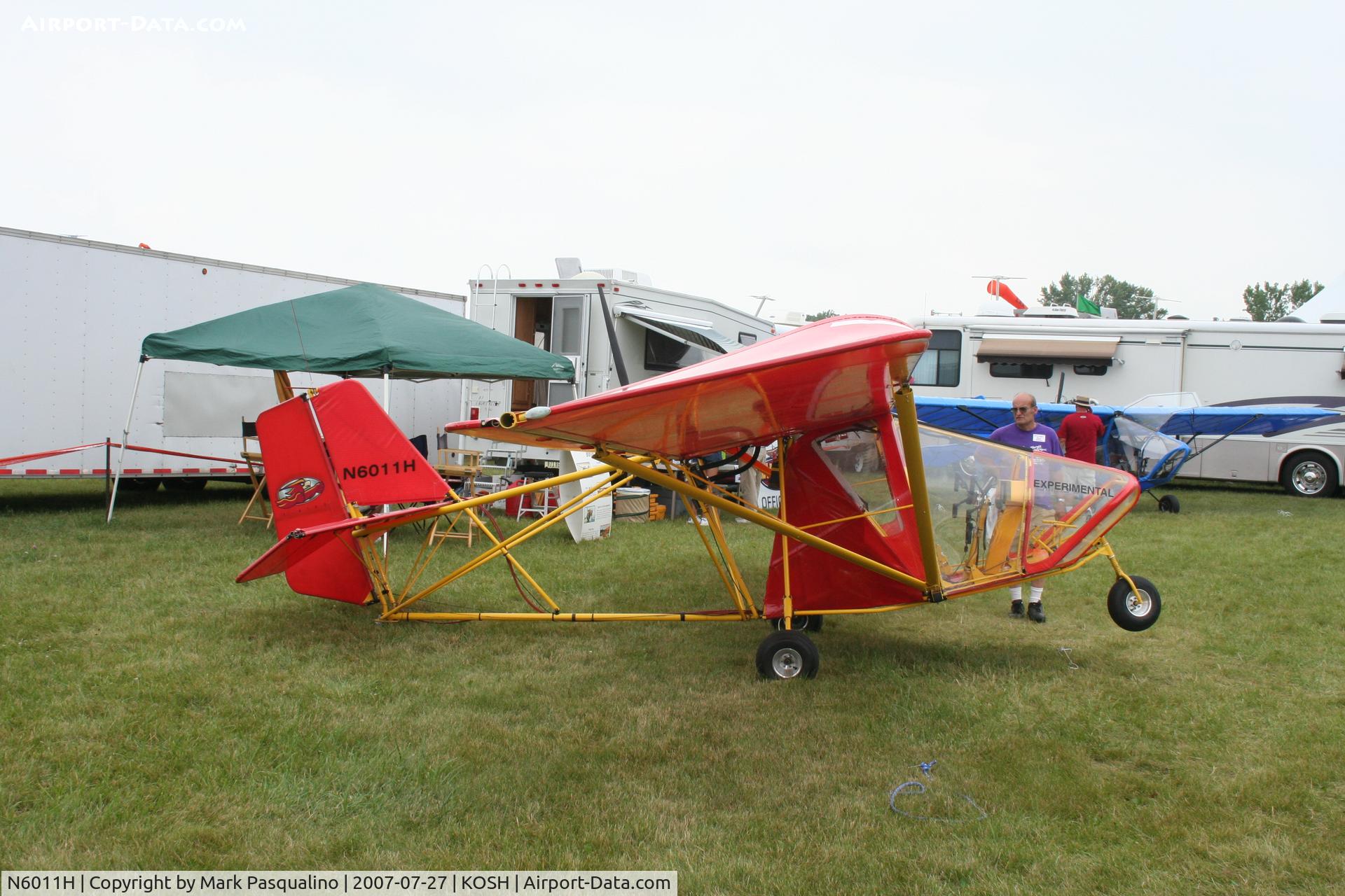 N6011H, 2007 Indy Aircraft T-Bird II C/N T2060201, T-Bird II