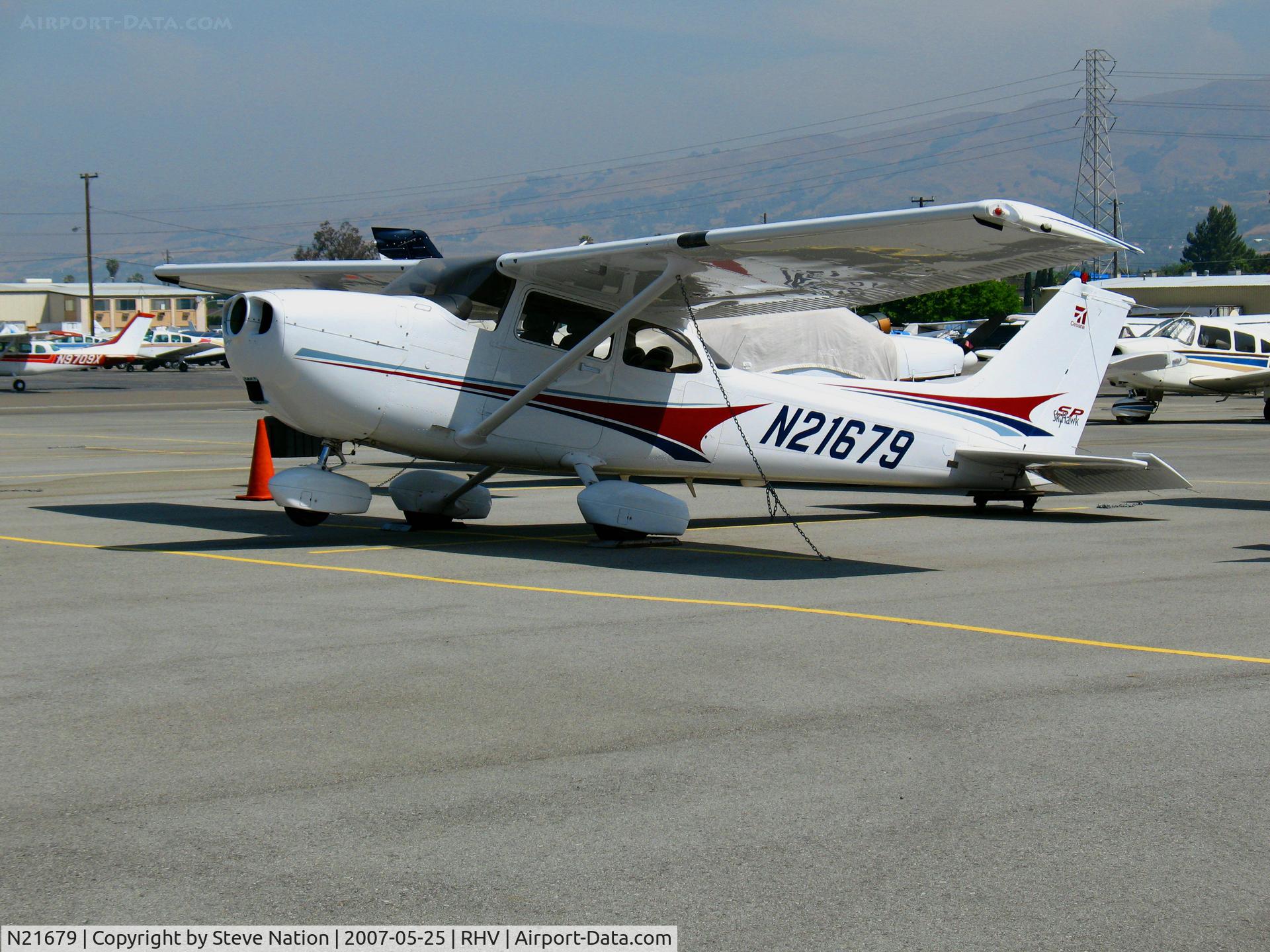 N21679, 2004 Cessna 172S C/N 172S9648, Air Thomo 2004 Cessna 172S minus engine @ Reid-Hillview airport, CA
