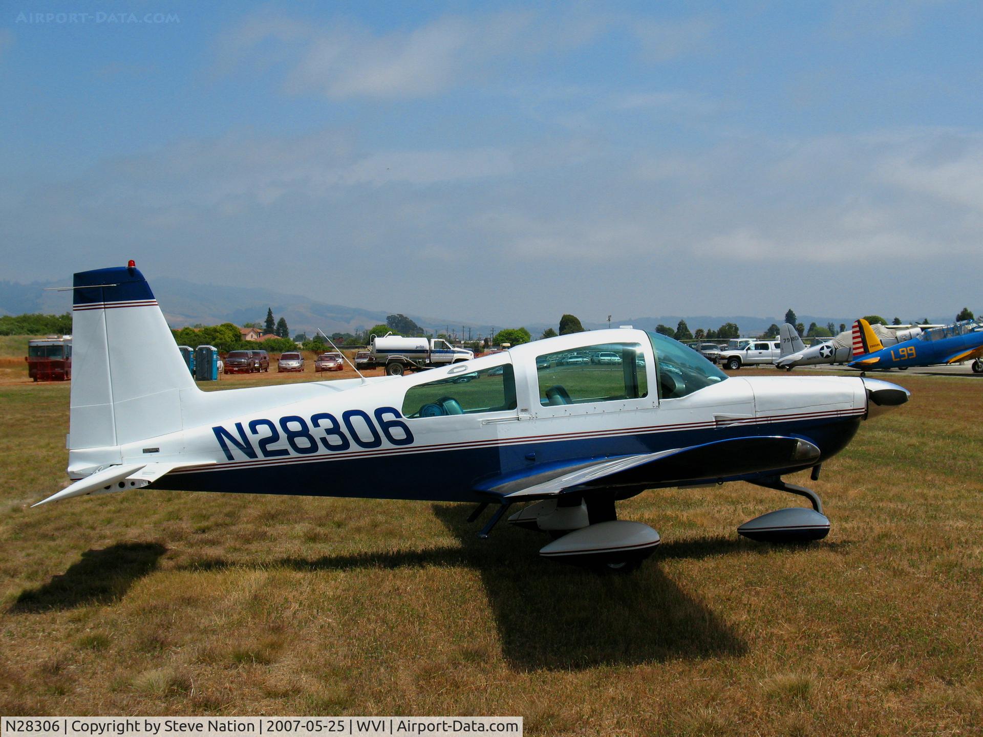 N28306, 1977 Grumman American AA-5B Tiger C/N AA5B0550, 1977 Grumman American Avn. Corp. AA-5B @ Watsonville, CA airshow