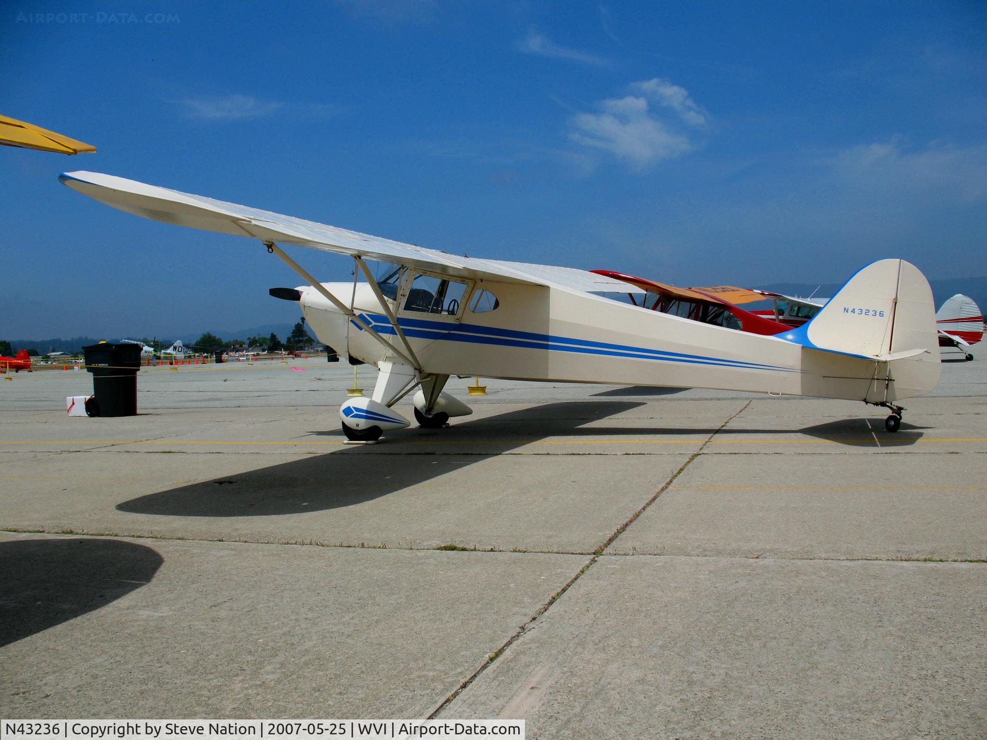 N43236, 1946 Taylorcraft BC12-D C/N 6895, 1946 Taylorcraft BC12-D @ Watsonville, CA airshow